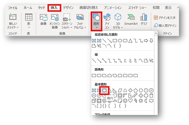 図形の挿入